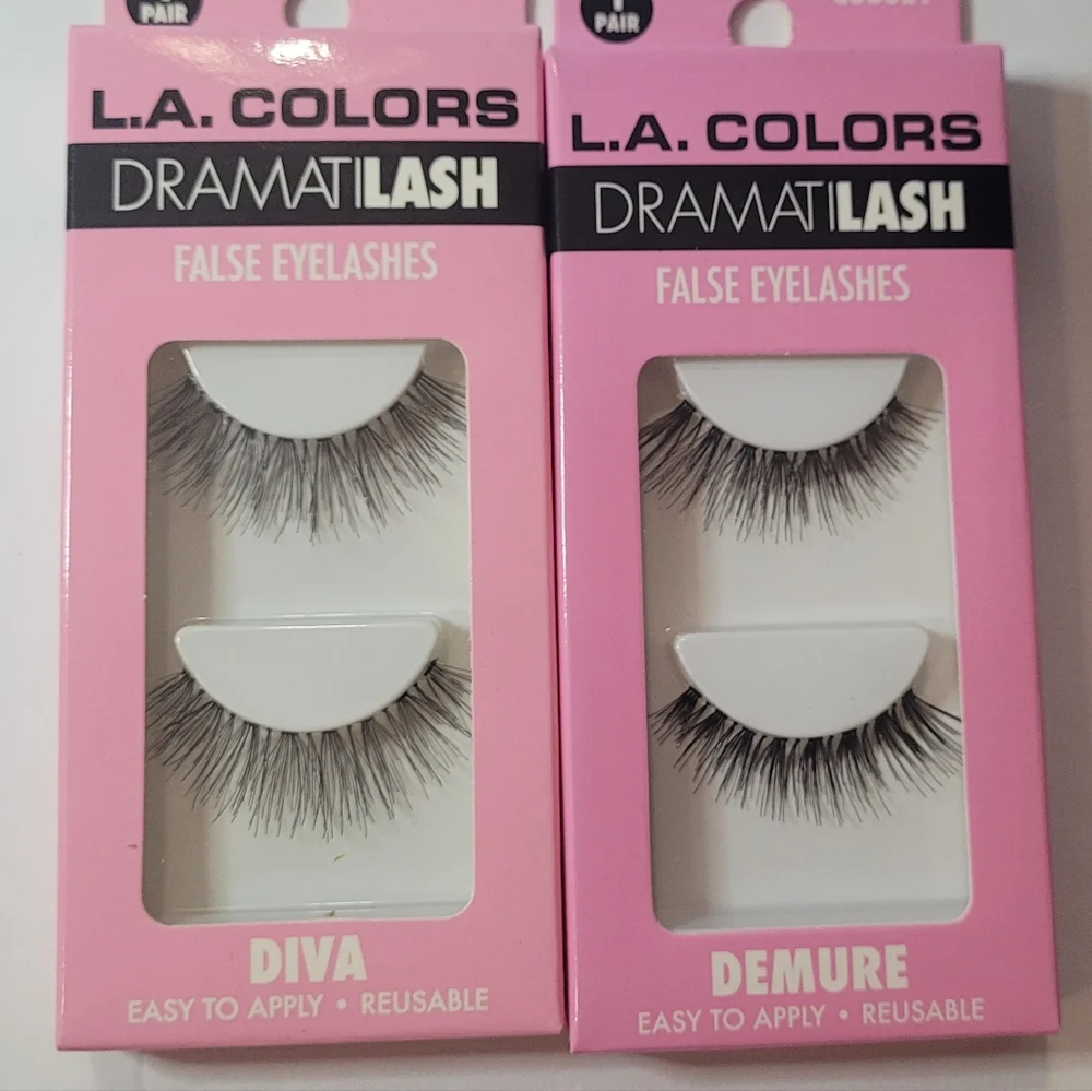 L.A. COLORS Dramatilash False Eyelashes 4 Pack Set